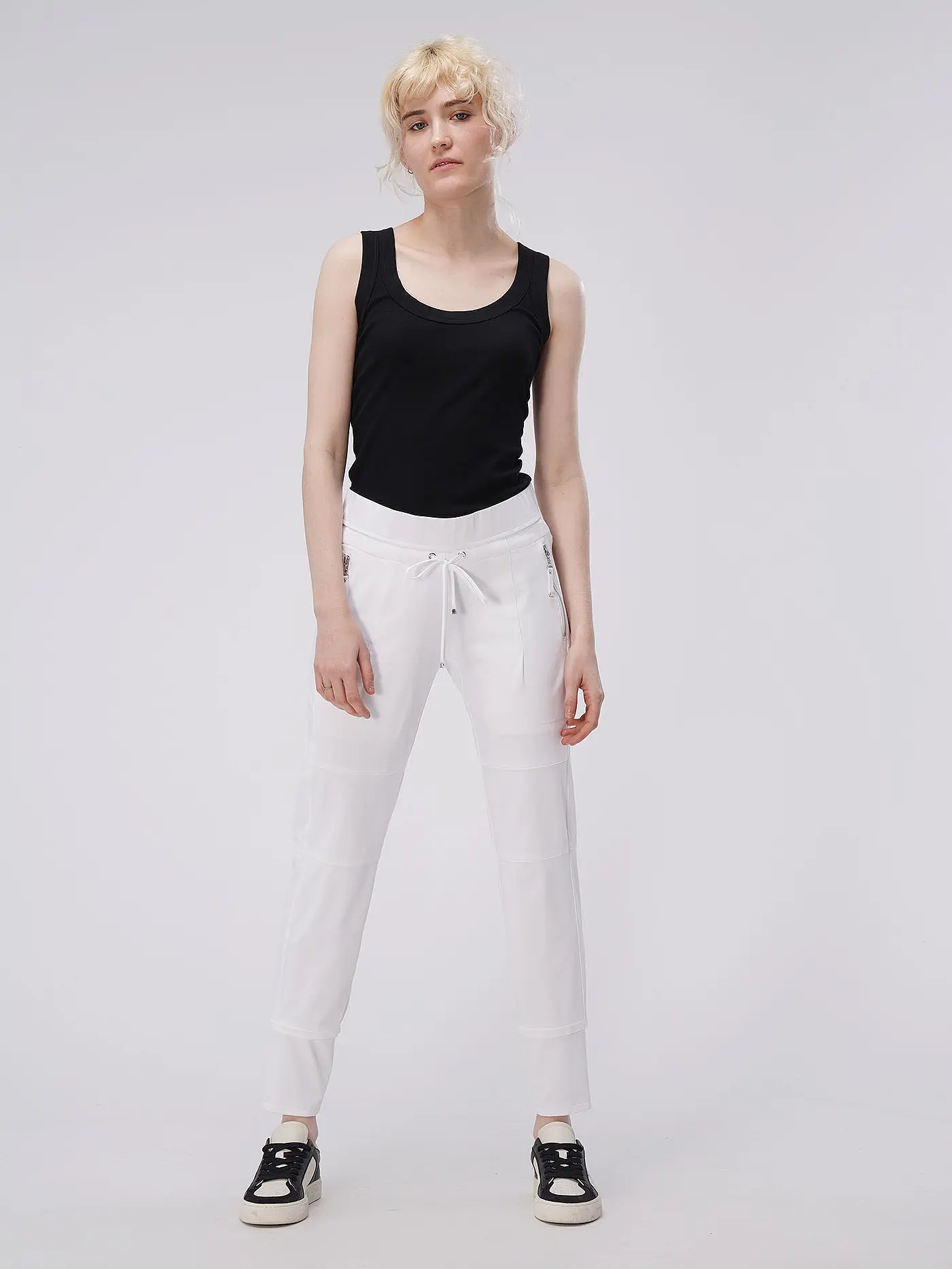 RAFFAELLO ROSSI | Hose Jogging Fit "Candy" | weiss